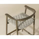 Jeremy 35.75 inch Weathered Oak / Dove Cream Counter Stool